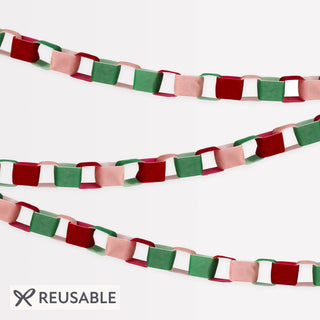 Velvet Chain Link Garland