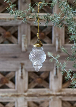 Glass bauble ornament