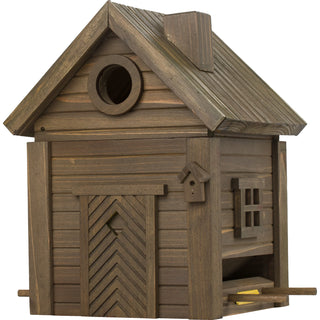 Multiholk Green Umber Feeder and Bird Nest