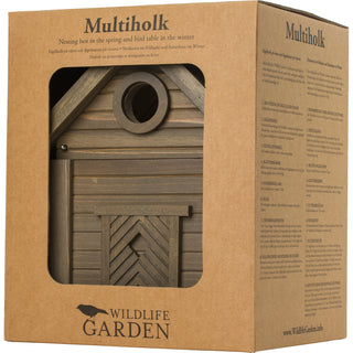 Multiholk Green Umber Feeder and Bird Nest