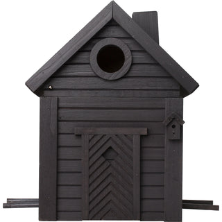 Multiholk Carbon Black Feeder and Bird Nest