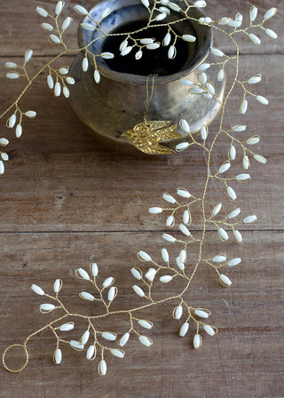 White Pearl Garland