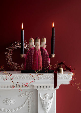 Wise Queens Ruby Candle Holder