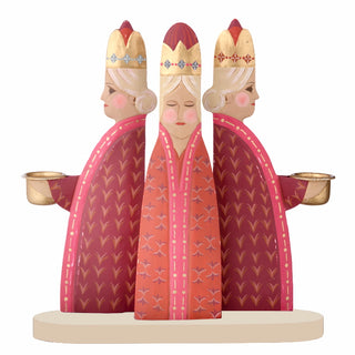 Wise Queens Ruby Candle Holder