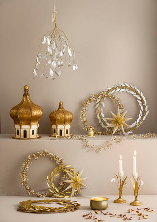 Silver Olive Leaf Wreath