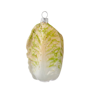 Lettuce Glass Ornament