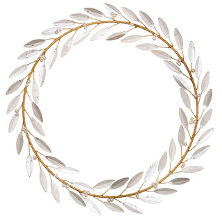 Silver Olive Leaf Wreath