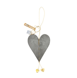 Walther&co Zinc Heart Ornament