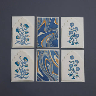 Sandook Sapphire - Boxed Artisan Notecard Set of 6