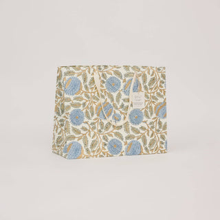 Large Block Printed Gift Bags - Blue Stone Refresh