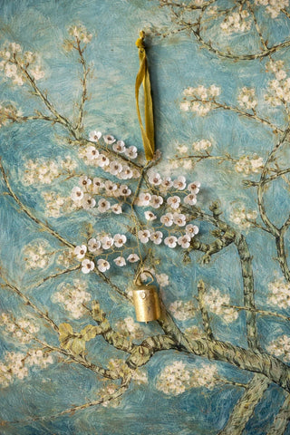 Almond Blossom Bell Ornament