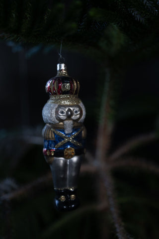 NORDIC.CHRISTMAS - Antique glass Nutcracker