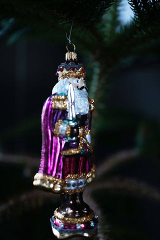 NORDIC.CHRISTMAS - Vintage glass Nutcracker