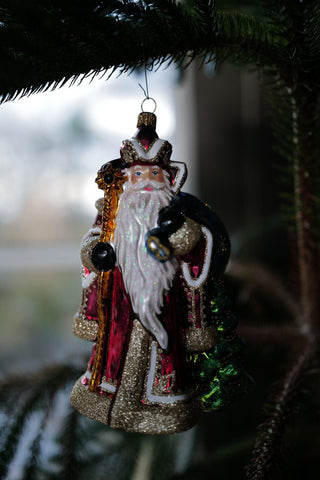 NORDIC.CHRISTMAS - Vintage glass Santa