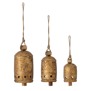 NORDIC.CHRISTMAS - Bells deco ornaments, set of 3