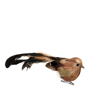 NORDIC.CHRISTMAS - Bird 'Tori' - dark brown