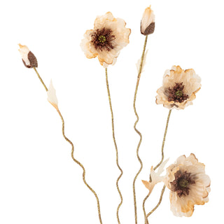 NORDIC.CHRISTMAS - Peach Poppy Stem