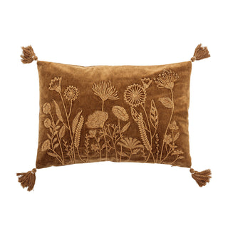 NORDIC.CHRISTMAS - Velvet flower embroidered Osimo Cushion
