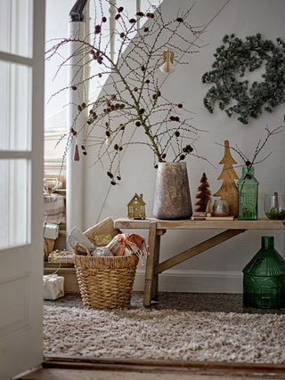 NORDIC.CHRISTMAS - Water Hyacinth natural baskets - set of 2