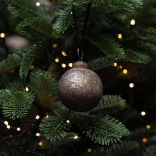 NORDIC.CHRISTMAS - Autumn patina glass bauble