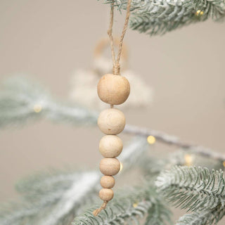 NORDIC.CHRISTMAS - Elias wooden beaded ornament