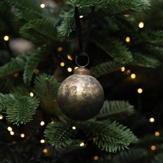 NORDIC.CHRISTMAS - Kaitoke patina glass bauble