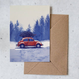 NORDIC.CHRISTMAS - Tree Shopping | Christmas Card | Holiday Card