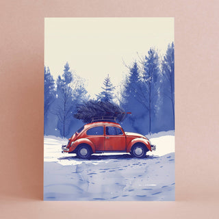 NORDIC.CHRISTMAS - Tree Shopping | Christmas Card | Holiday Card