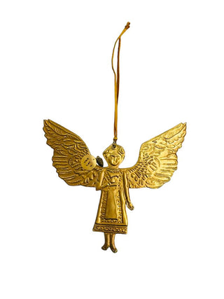 NORDIC.CHRISTMAS - Brass angel ornament