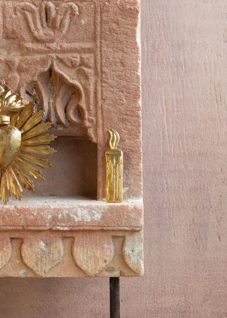 NORDIC.CHRISTMAS - Brass candle ornament
