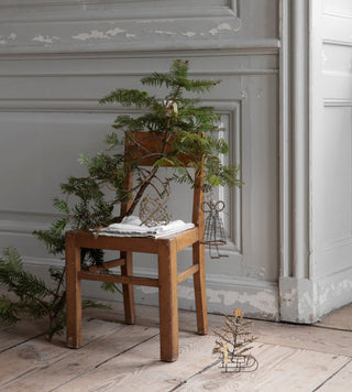 NORDIC.CHRISTMAS - Christmas tree on sledge ornament