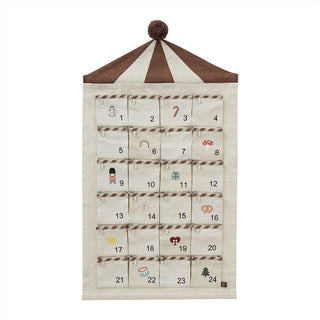 NORDIC.CHRISTMAS - Circus Christmas Advent Calendar - brown