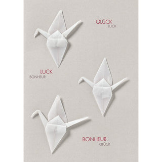 NORDIC.CHRISTMAS - Crane card. Luck