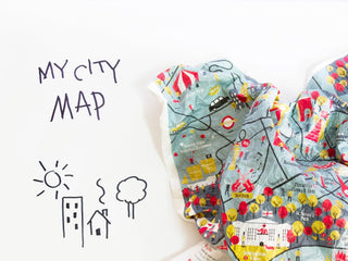 NORDIC.CHRISTMAS - Crumpled City JR - Soft illustrated maps for urban jungles