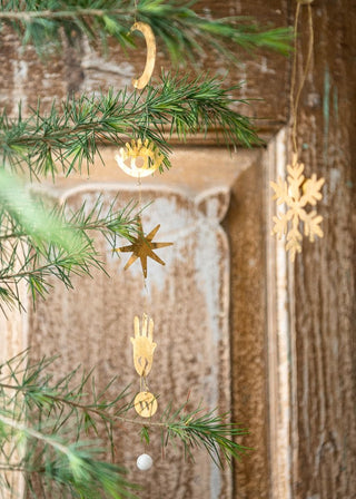 NORDIC.CHRISTMAS - DE WELDAAD - Brass lunar garland