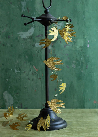 NORDIC.CHRISTMAS - Brass swallow garland