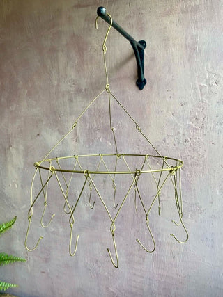 NORDIC.CHRISTMAS - Brass treasure hanger