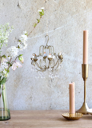 NORDIC.CHRISTMAS - Chandelier with beads ornament