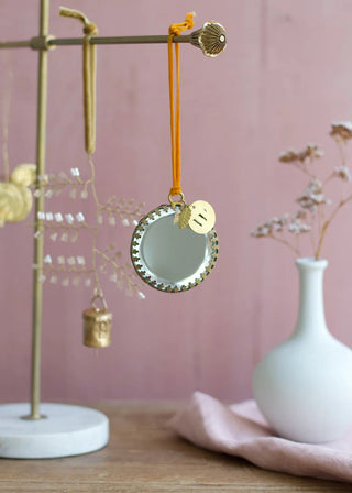 NORDIC.CHRISTMAS - Round mirror ornament