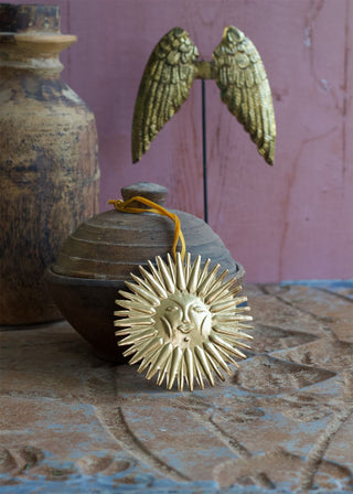 NORDIC.CHRISTMAS - Sun brass ornament