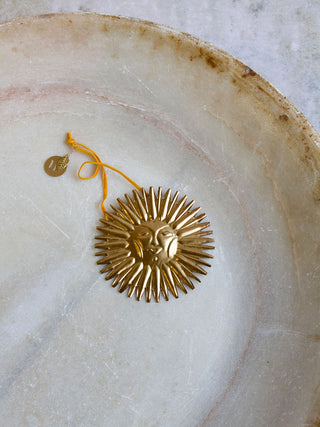NORDIC.CHRISTMAS - Sun brass ornament