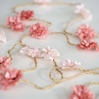 NORDIC.CHRISTMAS - Vintage 3 - Meter twisted paper Yoshino Cherry Blossom garland