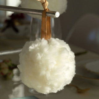 NORDIC.CHRISTMAS - Vintage large handmade Merino Wool Snowball