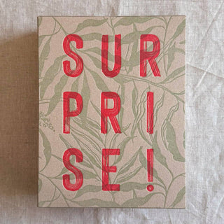 Gift box / Surprise! / Letterpress printing