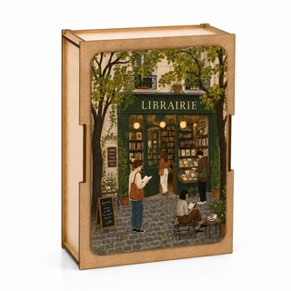 French Bookshop Mini 100 pieces Wooden Jigsaw Puzzle