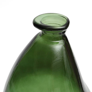 Green Recycled Glass Vase
