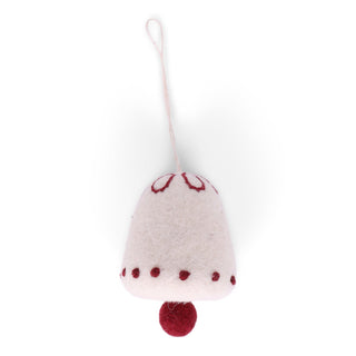 NORDIC.CHRISTMAS - Felt bell ornament
