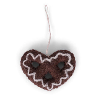 NORDIC.CHRISTMAS - Felt gingerbread pretzel