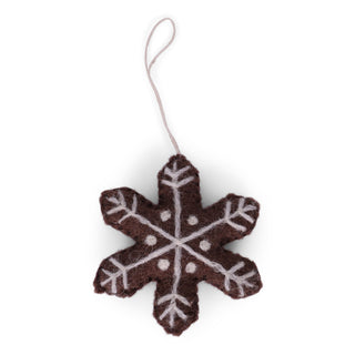 NORDIC.CHRISTMAS - Felt gingerbread star