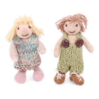 NORDIC.CHRISTMAS - Felt Sister & Brother